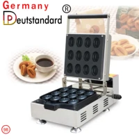 commercial electric new design snack machine coffee beans shaped waffle maker waffle making machine high quality food cart ce