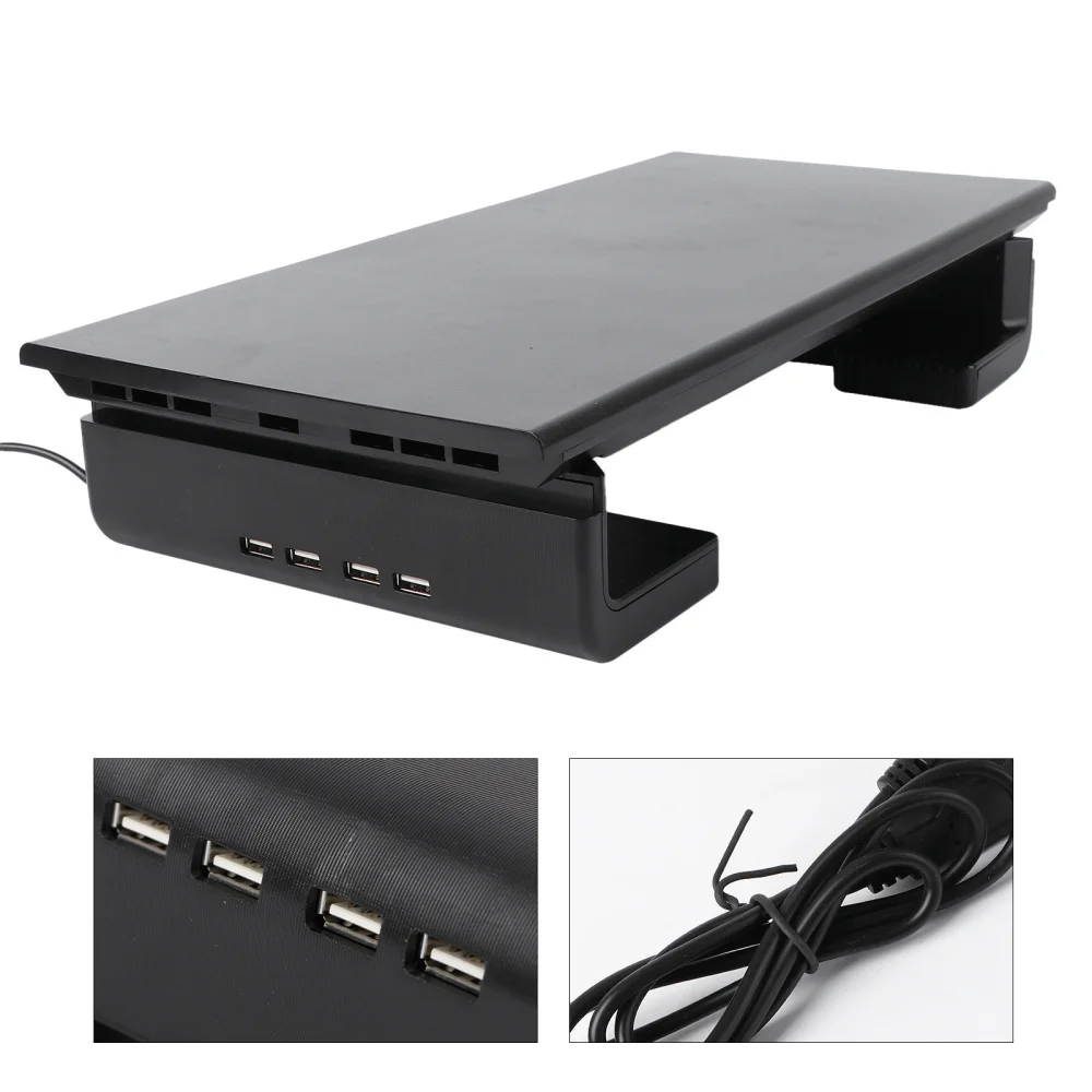 

1pc Laptop Elevated Rack Prevent Hunchback Computer Stand Display Storage Holder