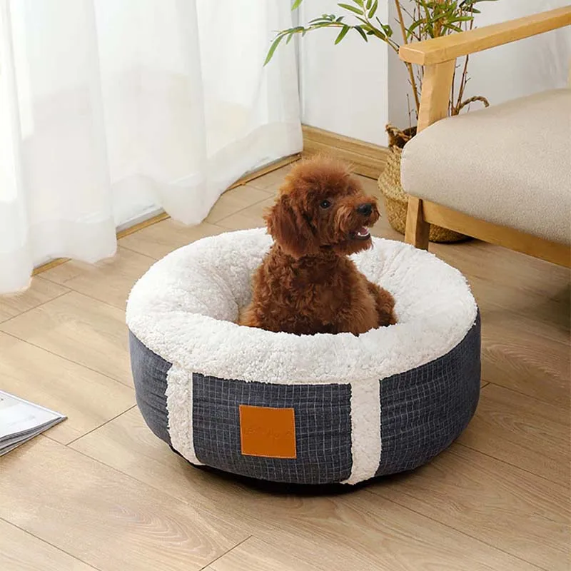 

Winter Warm Pet Bed Lamb Down Plush Cat Litter for Deep Sleep Bottom Moisture-proof Anti-skid Dog Mat Large Medium and Small Dog