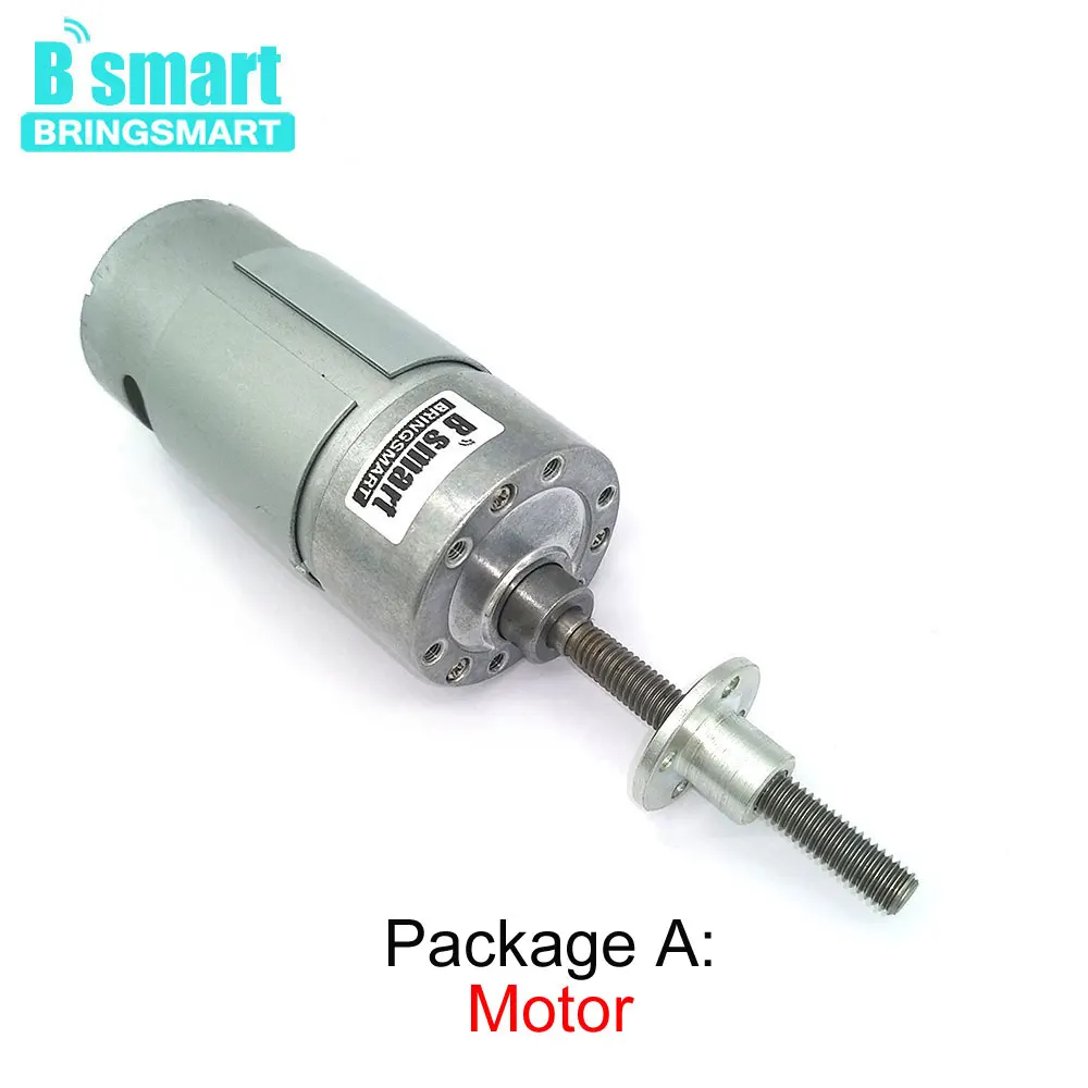 Bringsmart 12 В Micro Electirc длинный вал для мотора постоянного тока 6 в резьбовой DIY деталей