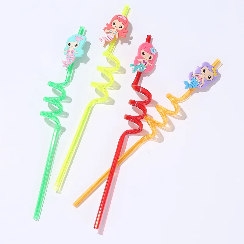 4 шт. милые вечерние украшения Русалочки для детского душа дня рождения детские