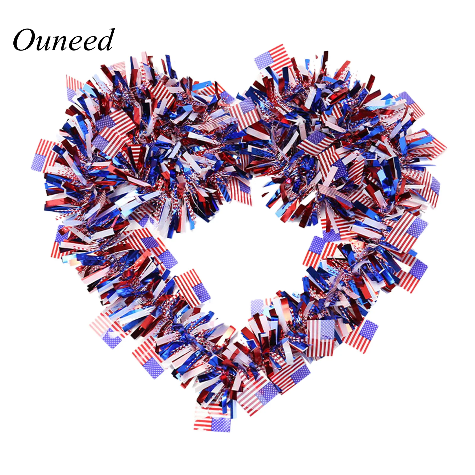 Украшение для Дома на День Независимости сезон венок ленточный стример гостиной