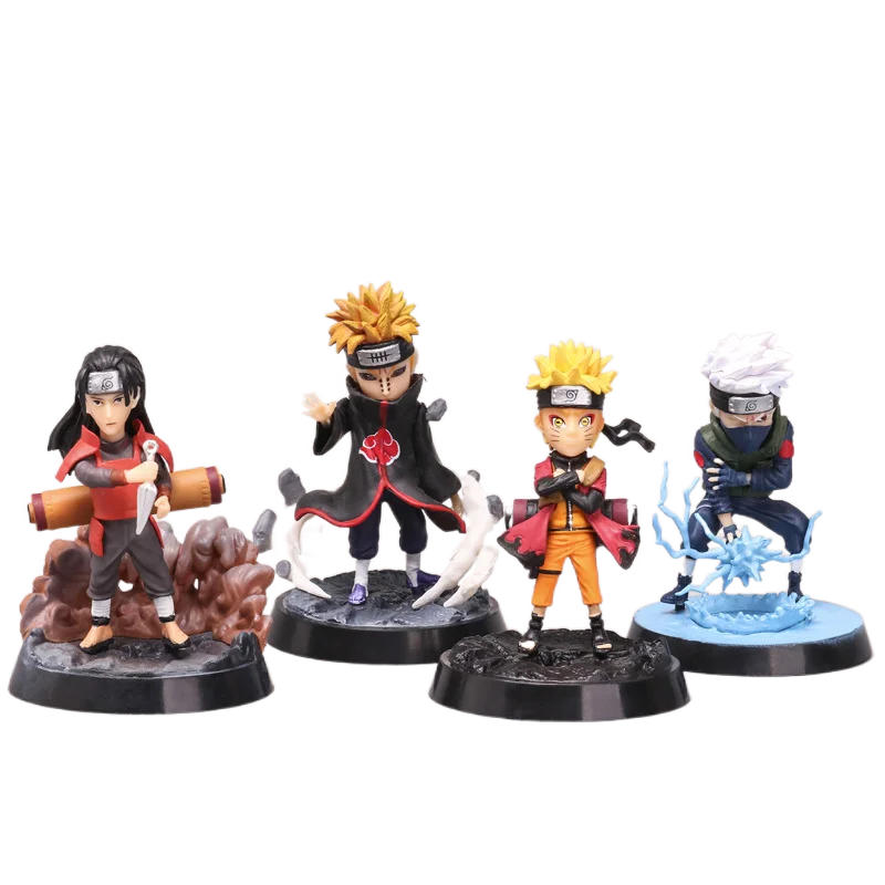 

Japanese Bandai 43 Generation 4 Naruto Hand-Made Anime Naruto Kakashi Payne Hashirama Senju Toy Doll Decoration