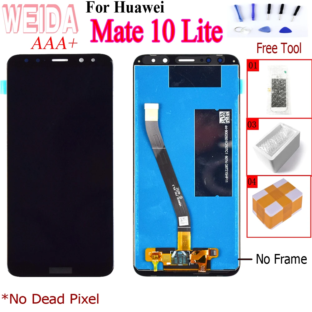 Оригинальный ЖК дисплей 5 9 дюйма для Huawei Mate 10 Lite сменный сенсорный экран с