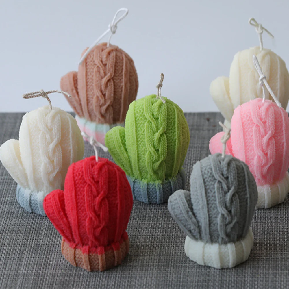 

Molds for Candle Plaster Soap Mold Christmas Gloves Shape Candle Mold DIY Handmade Silicone Making