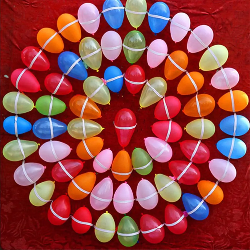 500 шт./лот маленькие воздушные шары Водяная бомба красочные надувные яблочные