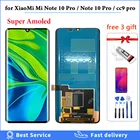 Оригинальный супер Amoled дисплей для XiaoMi Mi Note 10 Pro ЖК-дисплей Mi CC9 Pro сенсорный дигитайзер сборка запасные части M1910F4G