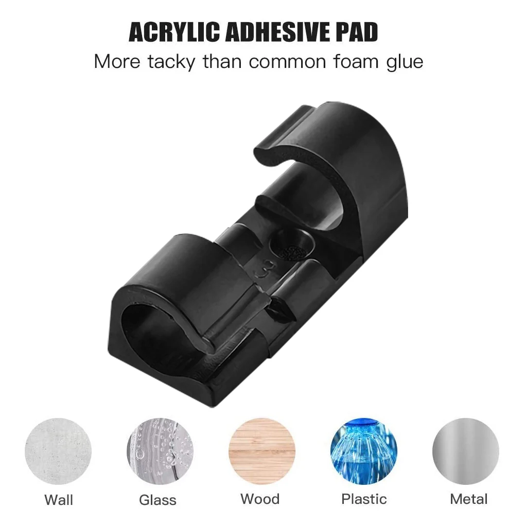 

4/20PCS Cable Organizer Clips Cable Management Desktop & Workstation Wire Manager Cord Holder USB Charging Data Line Winder