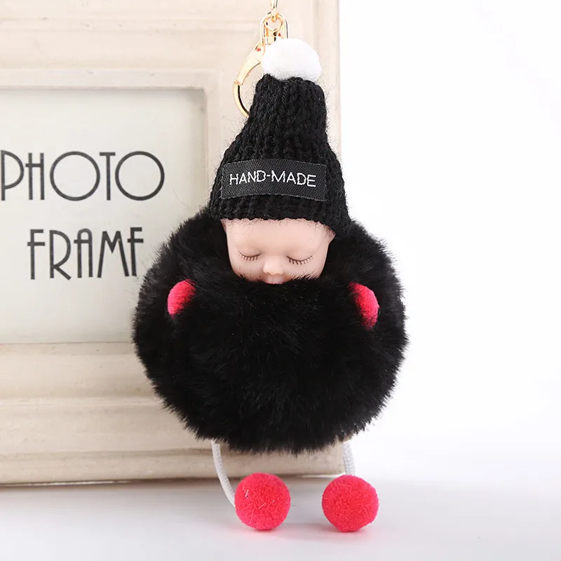 Модные красочные милые Спящая кукла с ногой брелок держатель сумка Подвеска