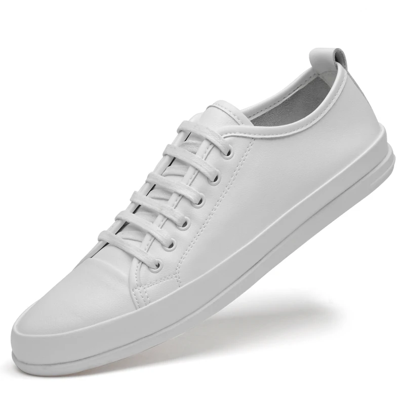 Мужские классические кроссовки из натуральной кожи дышащие удобные уличные