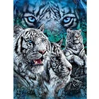 Абстрактная Тигровая квадратная круглая 5d алмазная живопись своими руками полная вышивка Стразы распродажа животных вышивка домашний декор AA1345