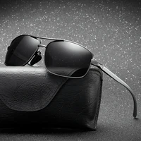 men polarized sunglasses classic driving fishing sun glasses luxury metal designer sunglasses for man black eyewear oculos gafas