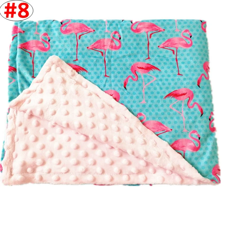 Детское фланелевое одеяло весенне летнее с пузырьками для пеленания девочек и