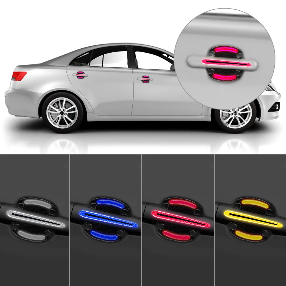 

Paint Scratch Protector ​Sticker Car Exterior Accessories Reflective Car Stickers Car Safety Reflective Strips Car Door Handle