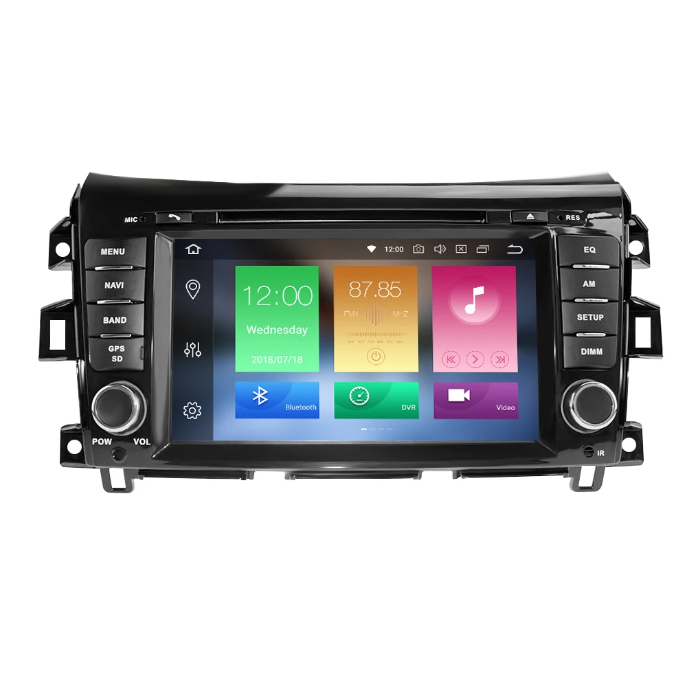 Octa Core Android 9 0 автомобиля gps навигации радио Мультимедиа Стерео для Nissan Navara NP300 D23 2015