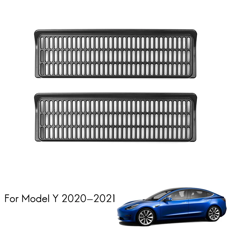 

Комплект из 2 предметов, на выходе воздуха автомобиля крышка для Тесла модель Y 2020 2021 под сиденьем, устанавливаемое на вентиляционное отверс...