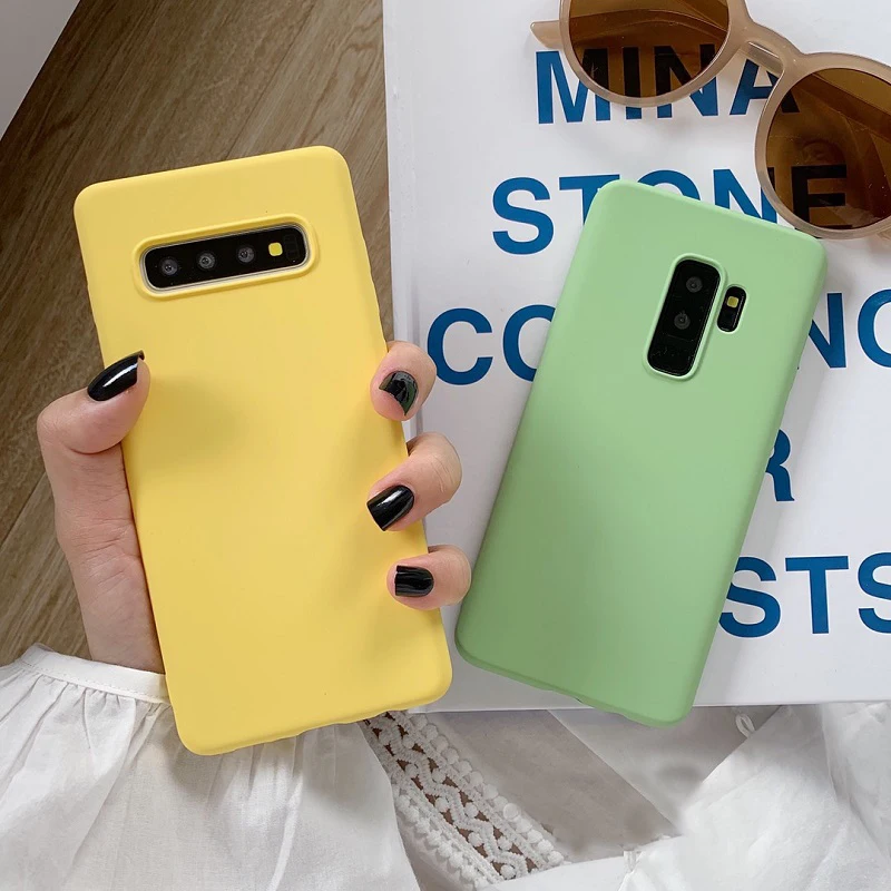 Мягкий силиконовый чехол для Samsung Galaxy A10 A10S A20 A30 A30S A40 A50 A70 A80 S8 S9 S10 Plus S10E A6 A7