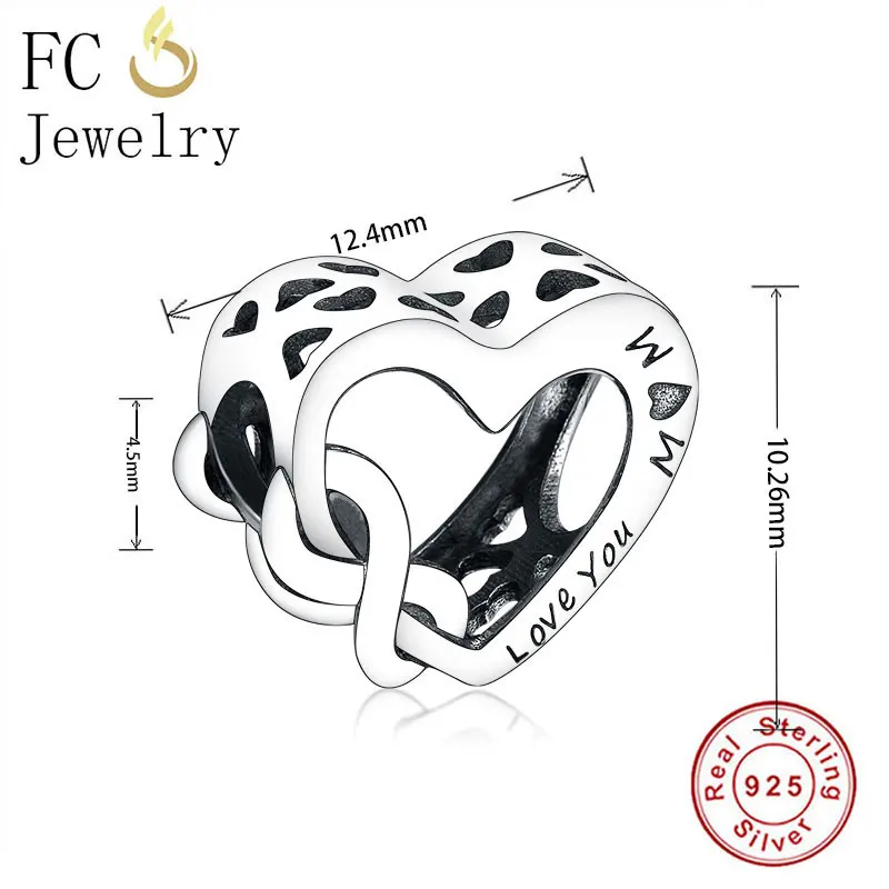 FC ювелирные изделия Подходит для оригинального браслета Pandora серебро 925 пробы