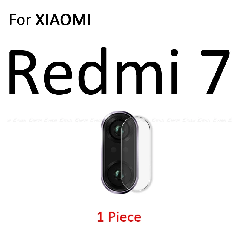 For Redmi 7 Задняя Защитная пленка для объектива камеры из закаленного стекла для Xiaomi mi 9T 9 SE 6X A2 Lite A3 Red mi Note 8T 8 7 5 6 Pro PocoPhone F1 - Цвет: For Redmi 7