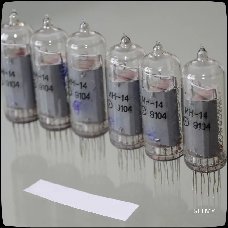 Светящаяся цифровая электронная трубка IN14 часы с микроконтроллером креативная