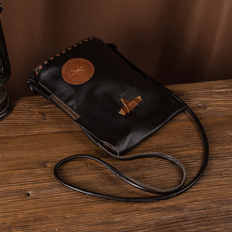 Мягкая натуральная кожа известный бренд роскошная женская маленькая сумка через