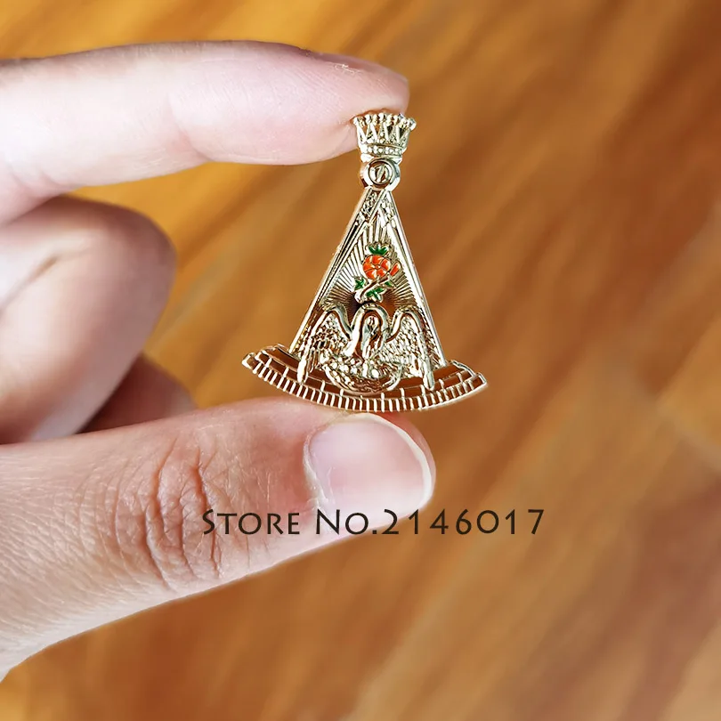 

10 шт., брошь в виде Розы с квадратным компасом и короной