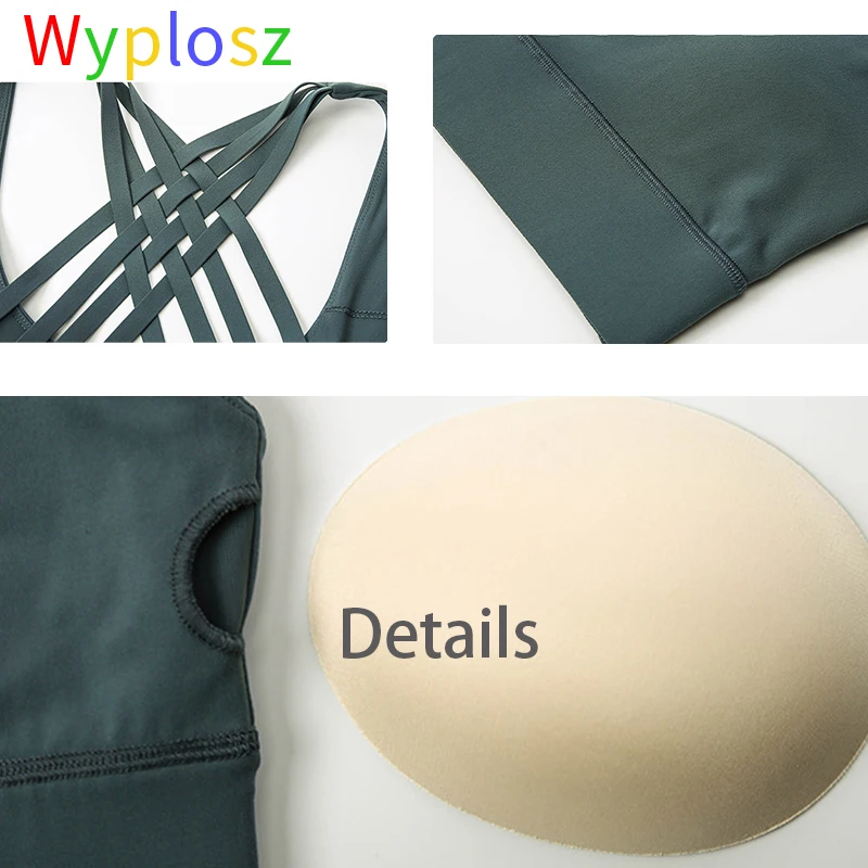Wyplosz Sports Bra Cross Sports Top Beauty Sports Bra For Women Gym Sports Underwear Seamless Fitness Top Sexy Push Up Yoga Bras
