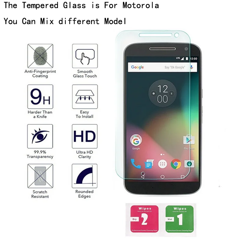 10 шт. Премиум Закаленное стекло Защитная экранная пленка для Motorola Moto C C4 Plus Z Z2 Z3 G