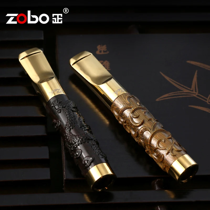 

ZOBO Wooden Luxury Tobacco Cigarette Filter Mouthpiece Reduce Tar Portable Creative Holder Reusable Cleaning Smoking Tools