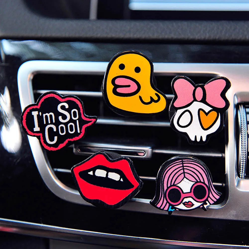 Автомобильные украшения Симпатичные вентиляционные отверстия зажим для духов
