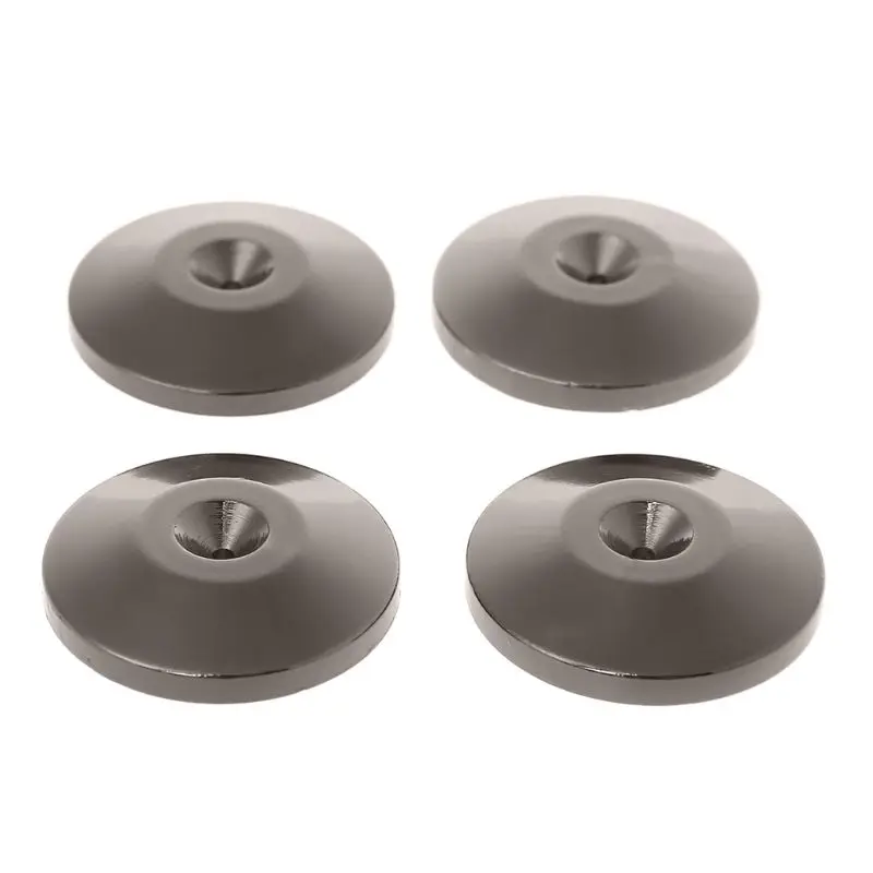 

LX9A 4 Pcs Isolation Spike Stand Feet Pad Speaker Amplifier Nickel Plated Cone Base