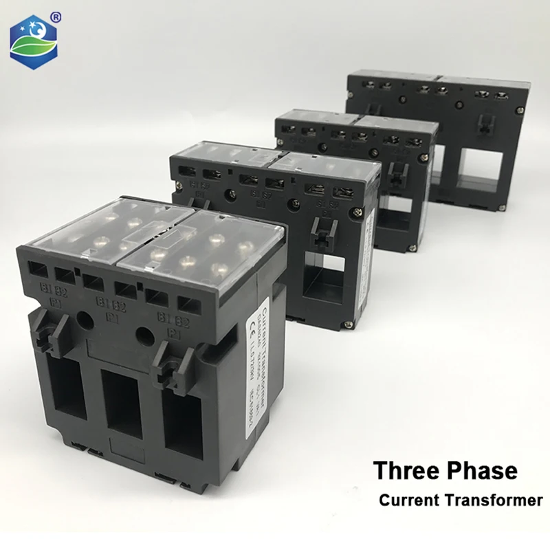 Трехфазный трансформатор тока CT 100A/150A/200A/500A/5A датчик переменного работает с CM1 MCCB |