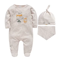 organic cotton toddler baby clothes set ropa bebe organica newborn baby boy girl romper sets overall kid jumpsuit infant pajamas