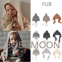 pre sale ship late september 2021 fub baby girls winter clothes hats for boys toddler knitted hat kids newborn photography props