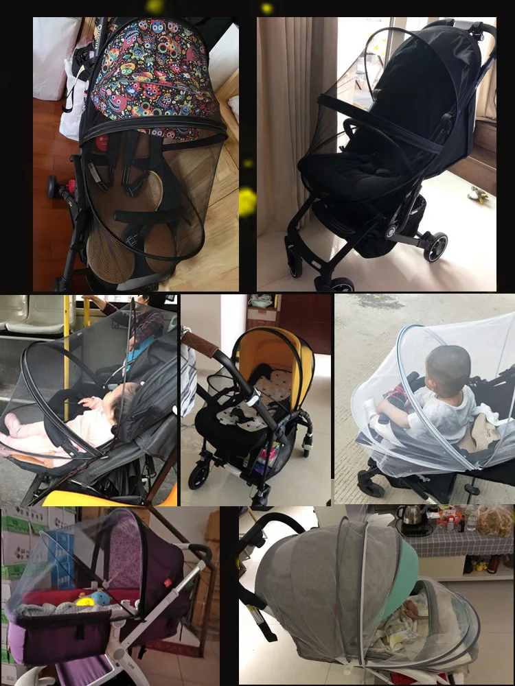 

Fly Insect Protection Accessories Children Crib Summer Mesh Buggy Full Cover Safe Mosquito Net Netting Baby Stroller Pushchair
