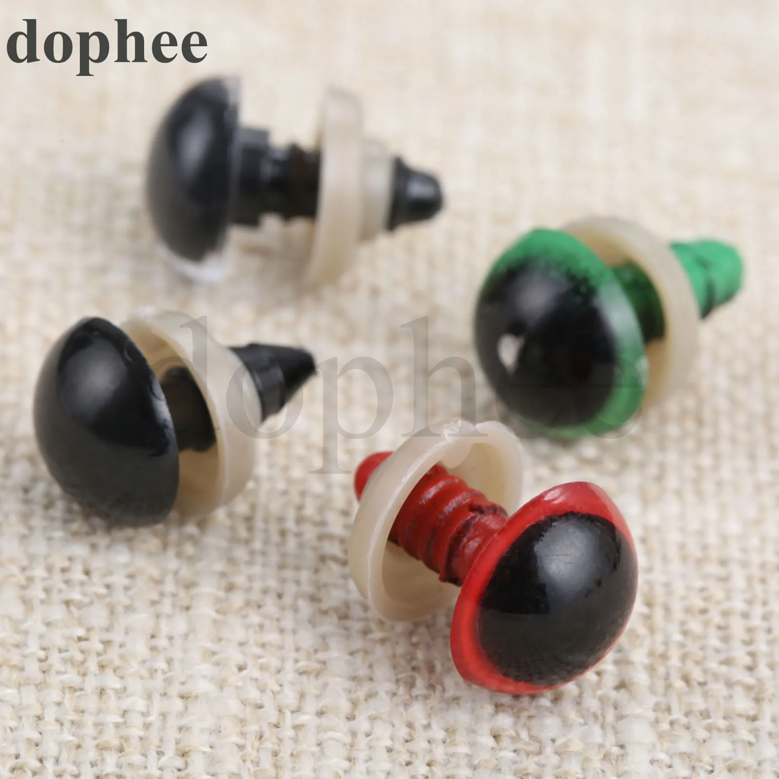 Пластиковые безопасные глаза dophee для плюшевого мишки мягкие игрушки застежка