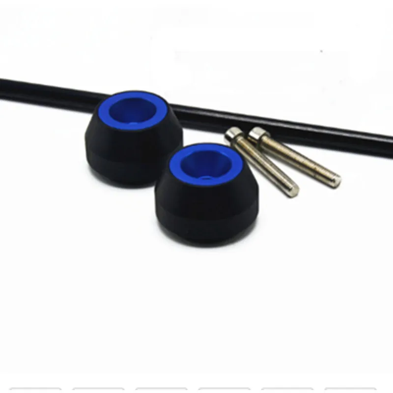 Dark blue rear wheel MTKRACING CNC модифицированный мотоцикл падение мяч/амортизатор для Aprilia shiver 750 2008 - Цвет: Dark blue rear wheel