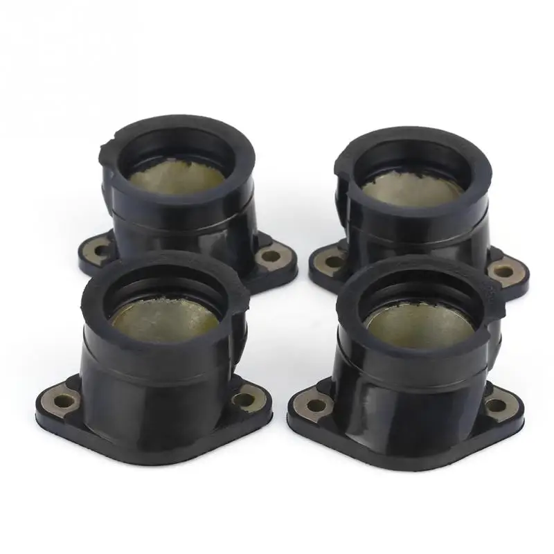 

4pcs Motorcycle Carburetor Interface Adapter for Kawasaki ZR750 Zephyr 91-06 Intake Manifold Boot