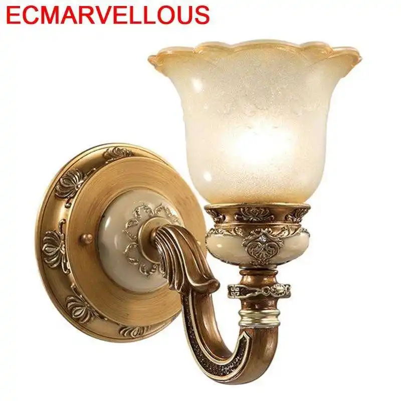 Lámpara de Pared para decoración Industrial, Aplique de espejo moderno, lámpara de...