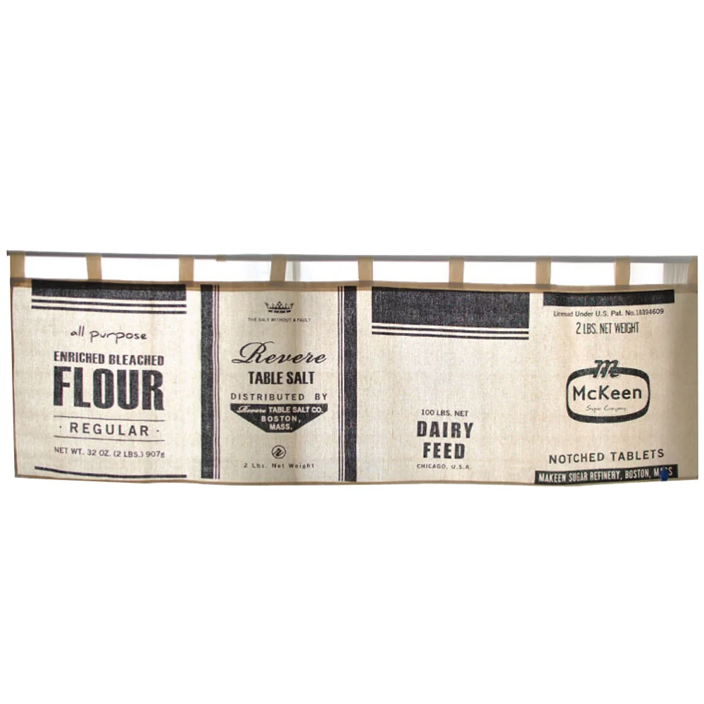 Кухонные Короткие шторы в винтажном стиле хлопковые оконные балданы для