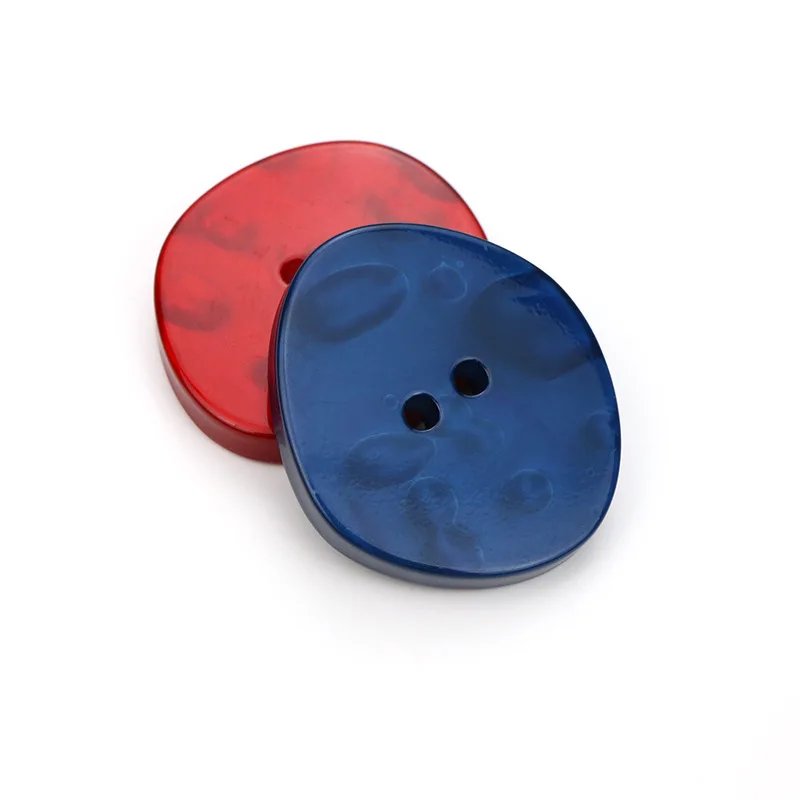 Пуговицы неправильной формы из смолы 10 шт. 2 отверстия для одежды декоративные