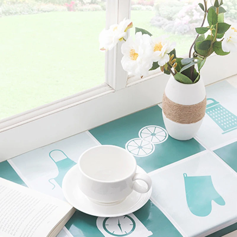 Кухонная самоклеящаяся наклейка с защитой от масла высокотемпературная для