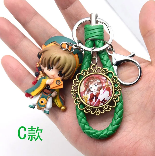 Card captor Брелок «Сакура» ключ очаровательный кулон для сумки Цепочка-подвеска брелок палочки