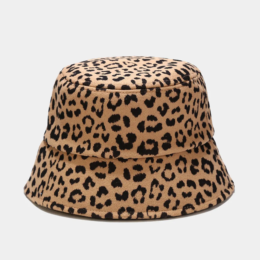 

Womail Fashion Fisherman Hat Summer Bucket Hat Cap Unisex Adult Women Leopard Print Fisherman Hat Sunscreen Outdoors Flower Cap