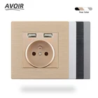 Французская электрическая розетка, 4 цвета, 16 А