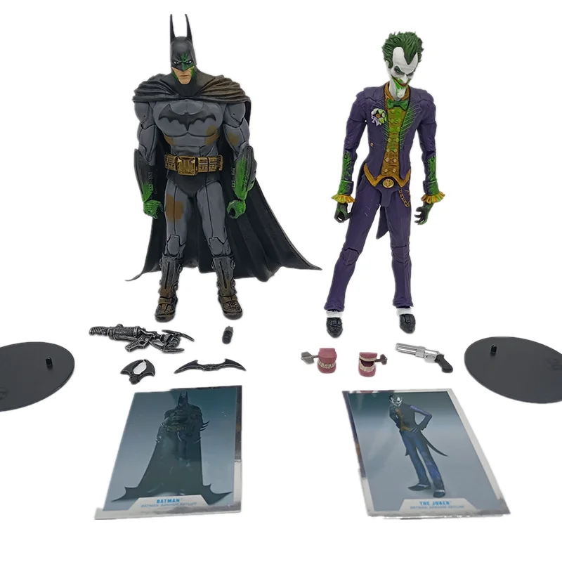 

Bandai D-C Batmans & Jokers Model Toys Set Cartoon Batmans Arkham-Asylum Action Figures Dolls Toys Collection Kid Birthday Gift