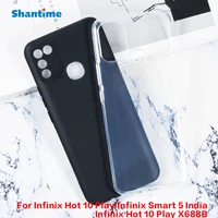 For Infinix Hot Play Pudding Silicone Phone Protective Back Shell For Infinix Smart India Infinix Hot Play Soft TPU Case