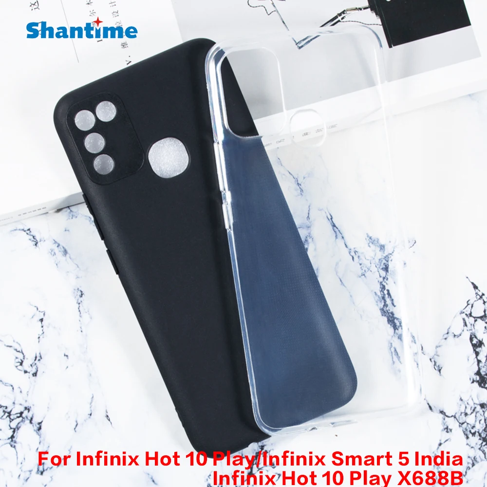 Силиконовый защитный чехол для телефона Infinix Hot 10 Play мягкий из ТПУ Smart 5 India 11 |