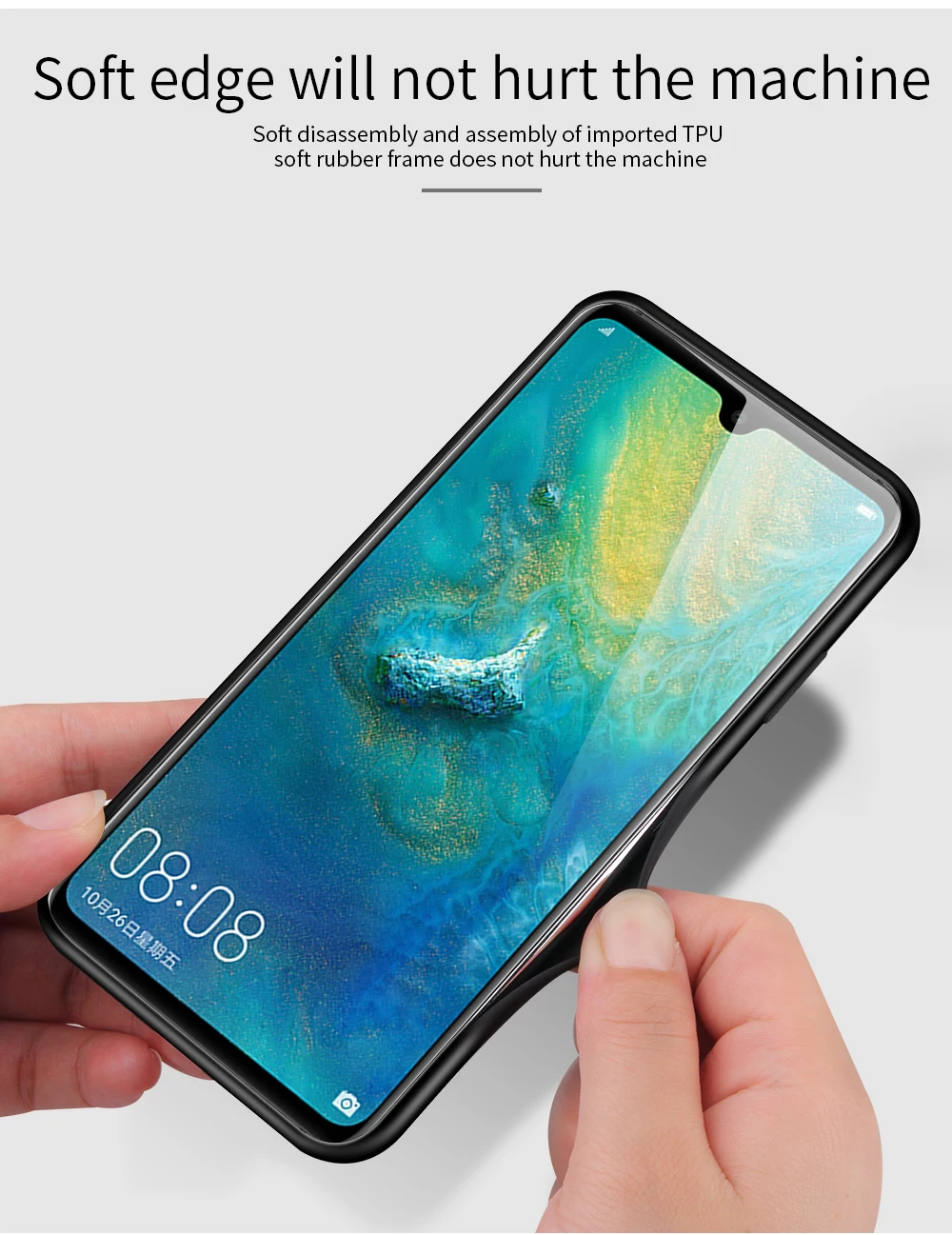 

For Huawei mate30 pro Phone Back Cover For Huawei nova5 pro Gradient Tempered Glass Case mate20X 20 Pro nova 5i 4e 3 Coque funda
