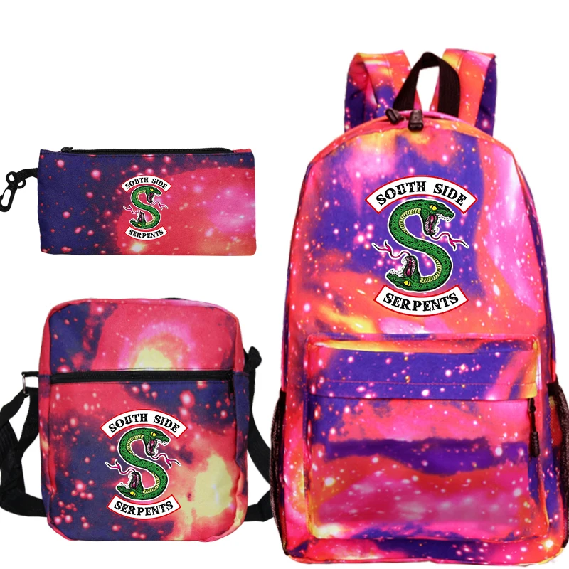 Высококачественный рюкзак с ривердэйлом для мальчиков и девочек школьная сумка